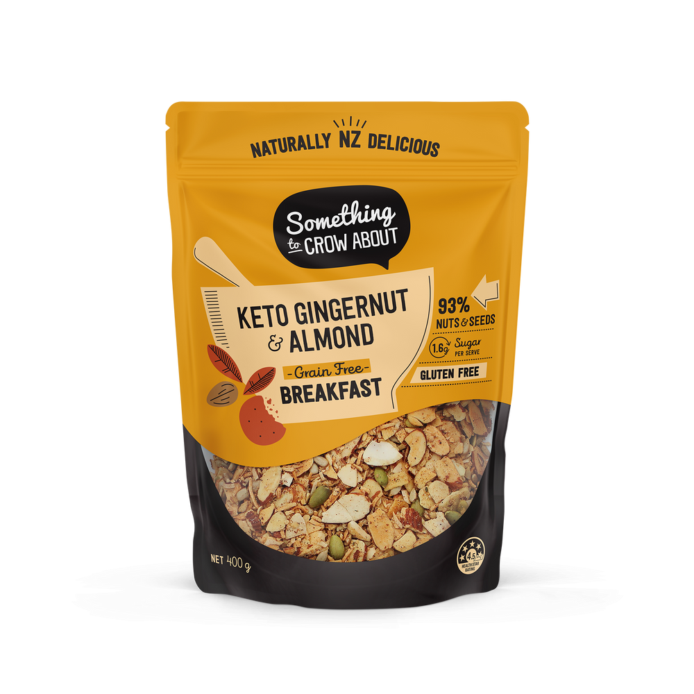 
            
                Load image into Gallery viewer, Keto Gingernut &amp;amp; Almond Grain-Free Breakfast 400g
            
        