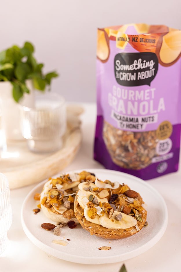 
            
                Load image into Gallery viewer, Macadamia Nuts &amp;amp; Honey Gourmet Granola 400g
            
        