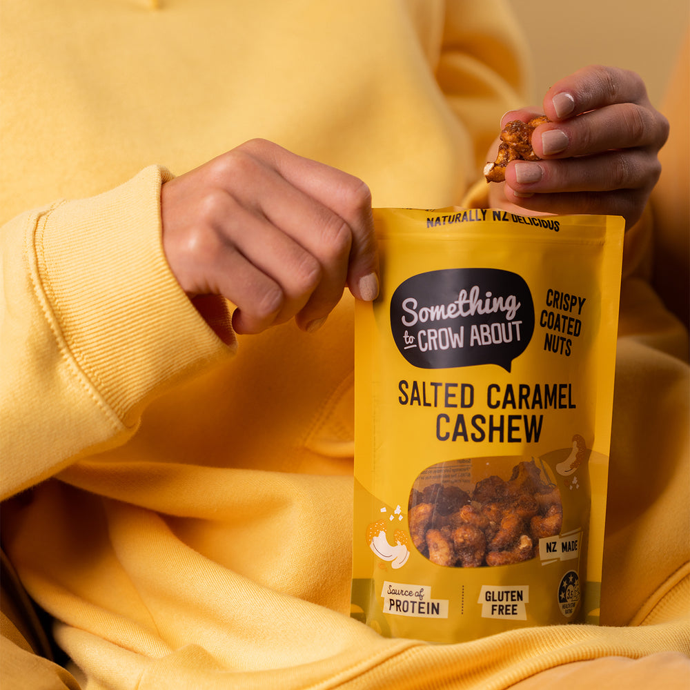 
            
                Load image into Gallery viewer, Salted Caramel Cashew 130g  (Case of 8X Units)
            
        